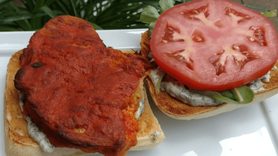 Buffalo Cauliflower Sandwich